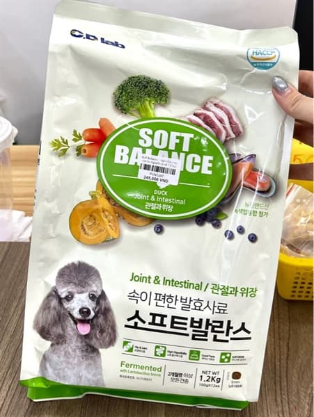 Soft Balance - hạt mềm cho chó túi nguyên vị vịt 1.2 kg