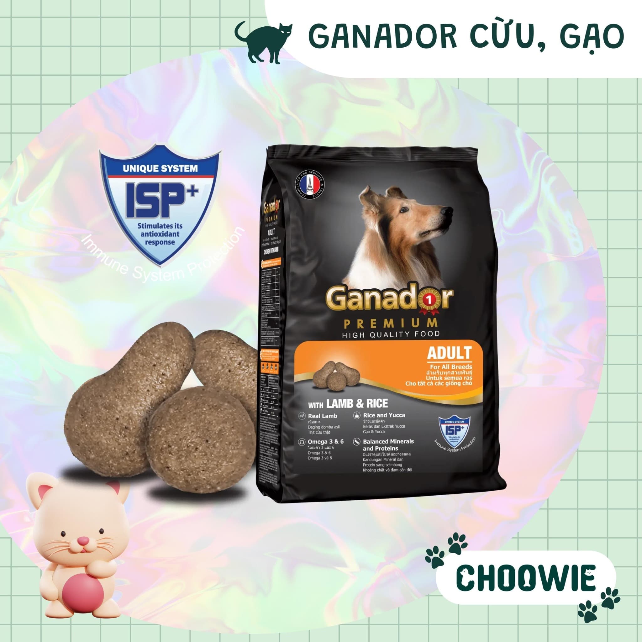 Hạt Ganador dành 400 gr - Cừu, gạo