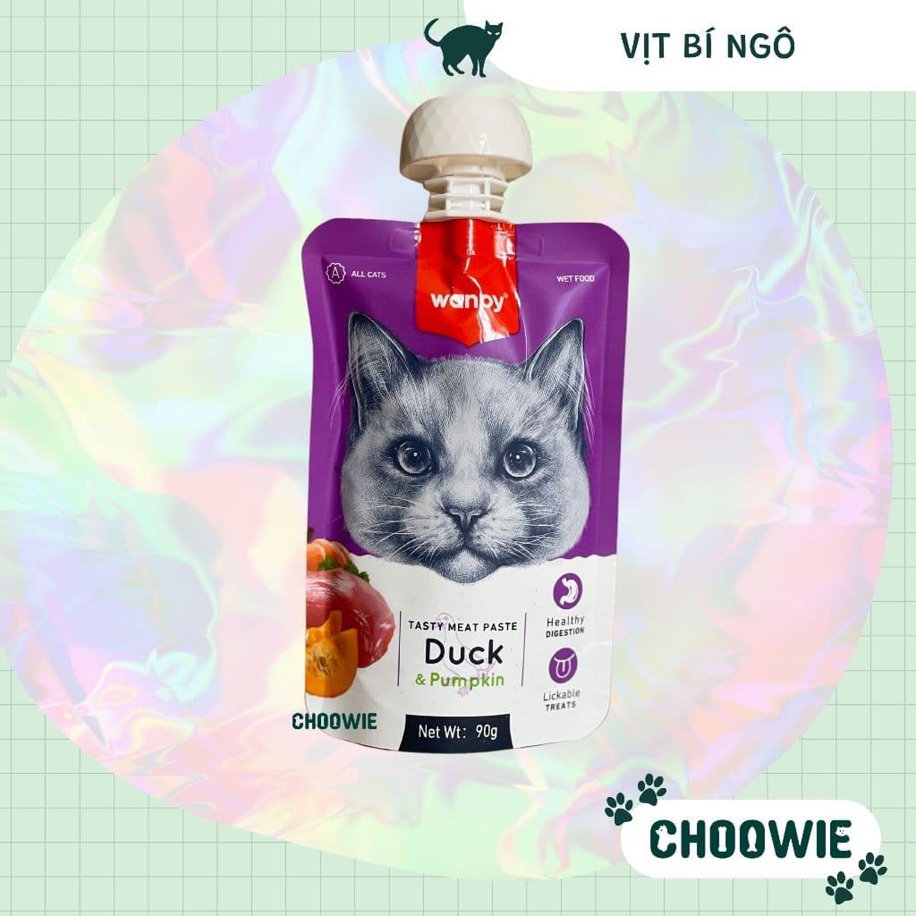 [Bản tiếng Anh] Súp Wanpy nắp vặn 90 gram công ty